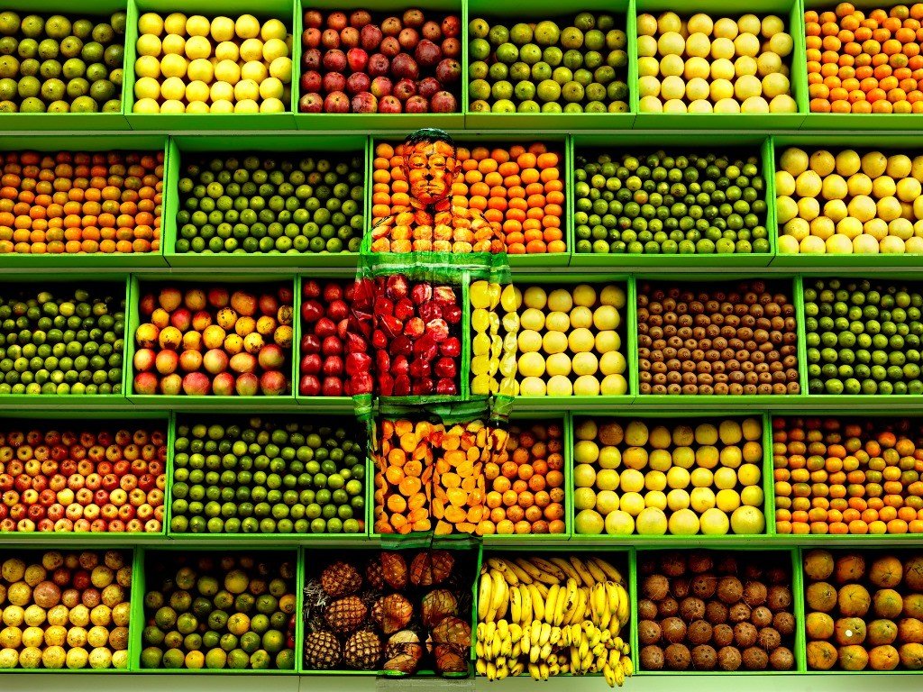 Liu Bolin Frutas