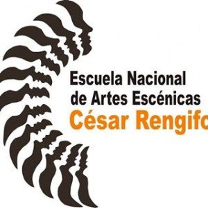 Logo  Escuela Nacional de Artes Escénicas César  Rengifo