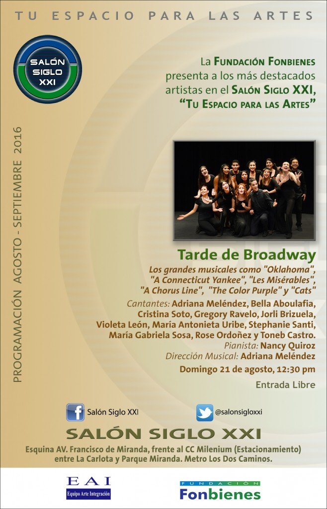 Invitación Tarde de Broadway