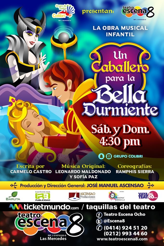 AFICHE UN CABALLERO PARA LA BELLA DURMIENTE 1