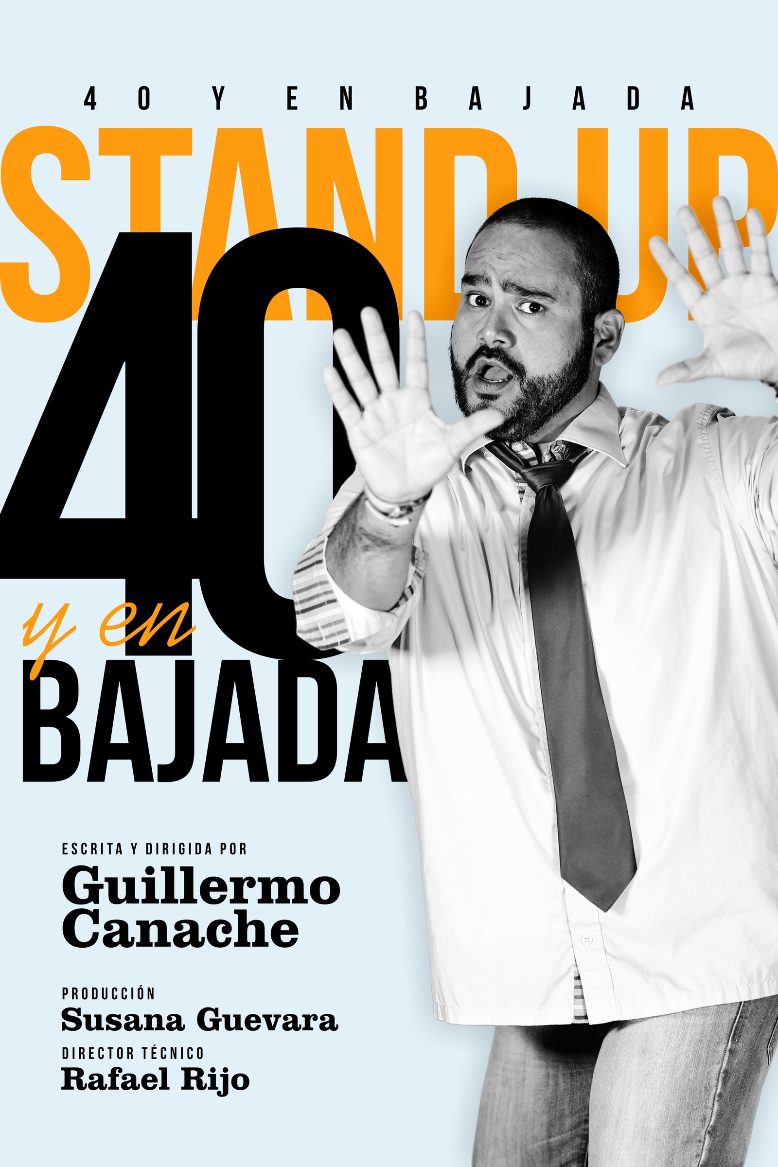 Guillermo Canache continúa presentaciones de “40 Y EN BAJADA” en el Centro Cultural BOD