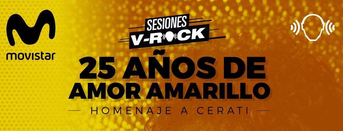 Fundación Nuevas Bandas y Movistar anuncian segunda función de las Sesiones V-Rock: Amor Amarillo, en homenaje a Gustavo Cerati