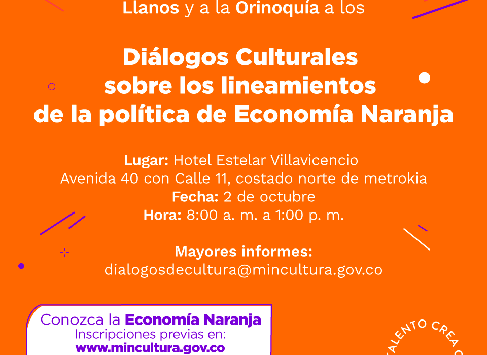 Llanos Orientales y Orinoquía se suman a la conversación sobre economía naranja