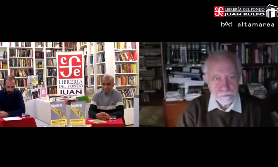 Fondo de Cultura Económica. Vídeo de la presentación de «Enjambres» desde la librería Juan Rulfo de Madrid