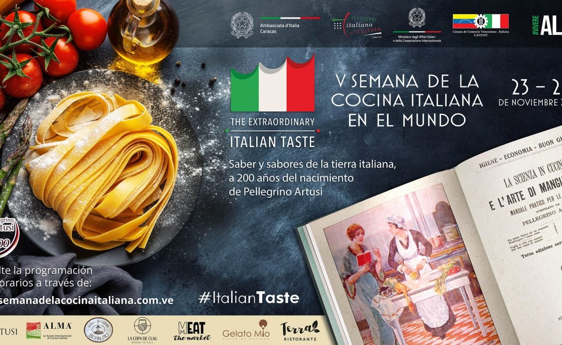 Venezuela celebrará la V Semana de la Cocina Italiana en el Mundo