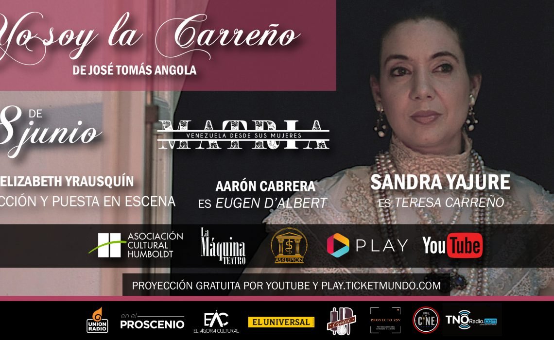 “YO SOY LA CARREÑO”: el dilema entre ser artista o ser mujer sube al escenario con Teresa Carreño.