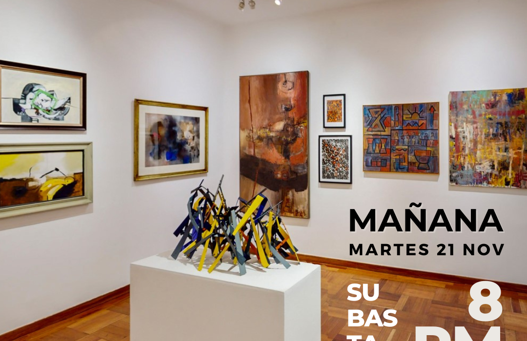 Subasta de Arte BogotAuctions Hoy martes 21 de Noviembre 8 pm