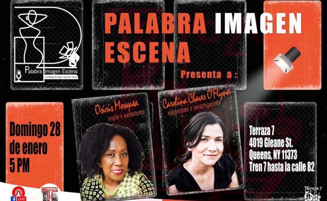 «Palabra, Imagen y Escena: Un Encuentro Literario con Margarita Drago y Juana Ramos en Terraza 7, Queens, Nueva York»
