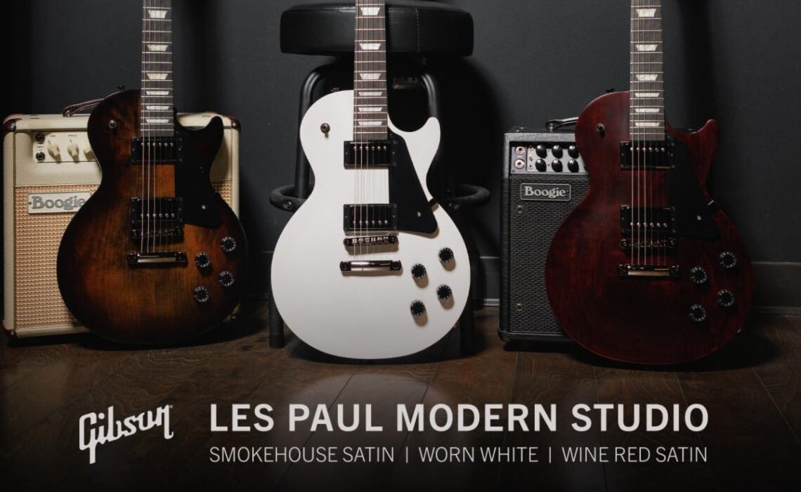 Gibson presenta la Les Paul Modern Studio; actualizada con refinamientos modernos