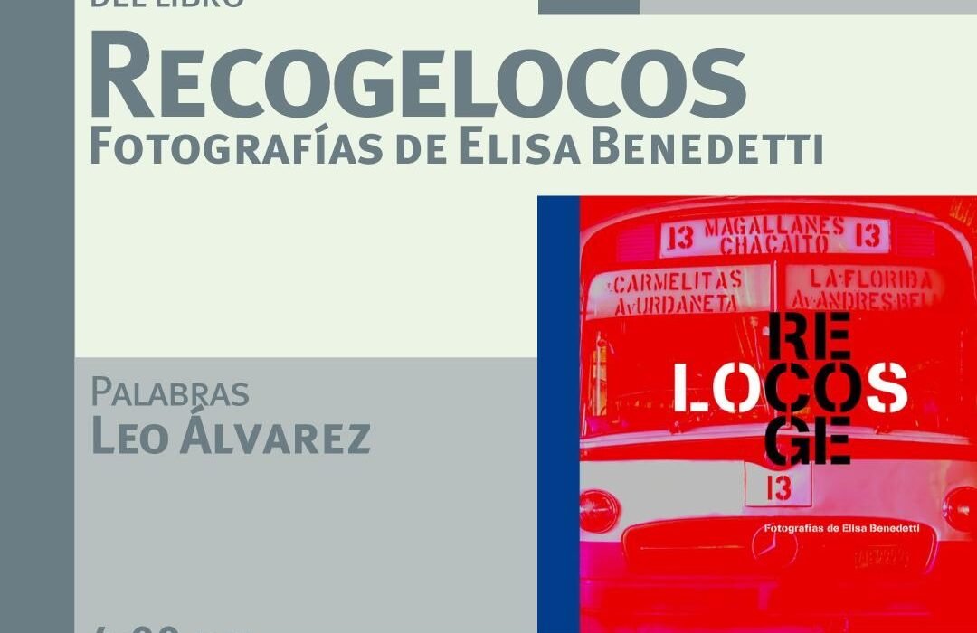 La fotógrafa venezolana Elisa Benedetti  presenta su libro ‘Recogelocos’