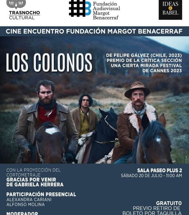 Los Colonos, cine chileno este sábado 20 de julio en el Trasnocho con entrada libre.