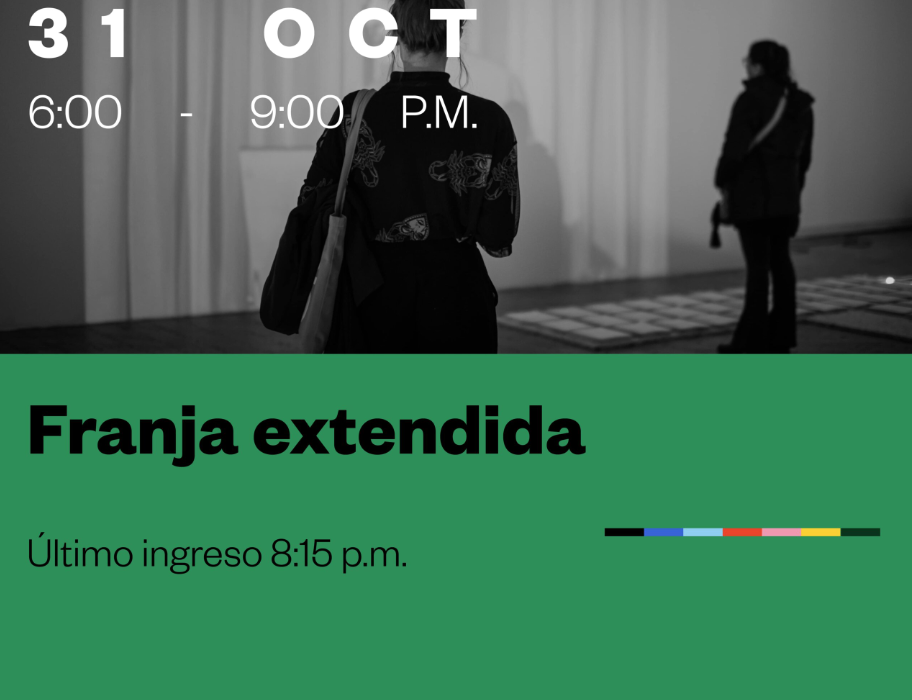 ¡Este jueves 31 de octubre, entrada gratuita a partir de las 6:00 pm!