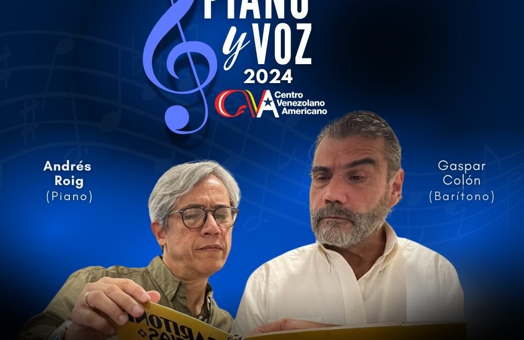 El barítono Gaspar Colón y el pianista Andrés Roig  ofrecerán recital de piano y voz en el CVA Las Mercedes.