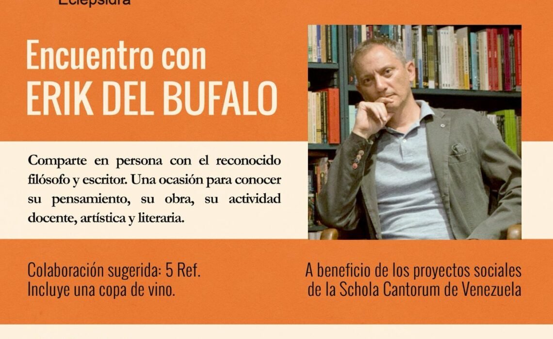 Encuentro con Erik Del Bufalo: Una conversación sobre filosofía, literatura y arte.