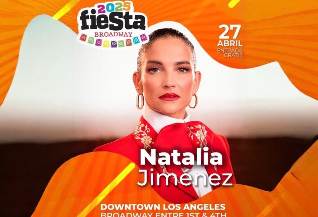 Natalia Jiménez recibe importante reconocimiento de la Ciudad de Los Ángeles y encabeza la celebración de Fiesta Broadway 2025.