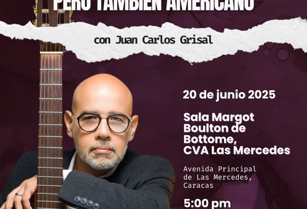 Juan Carlos Grisal ofrece concierto en el CVA Las Mercedes.