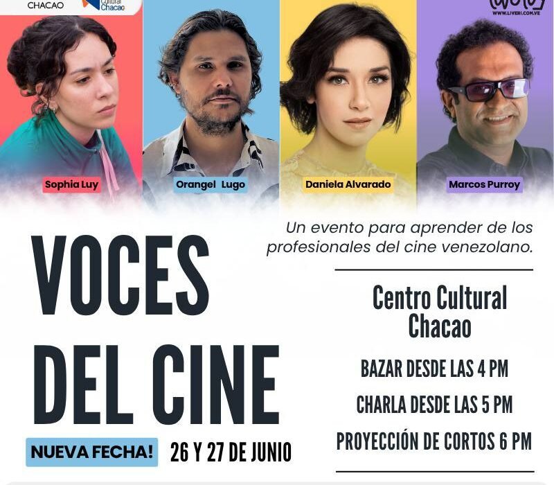 AGENDA SEMANAL DEL CENTRO CULTURAL CHACAO.
