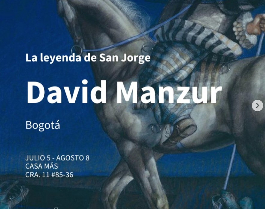 La leyenda de San Jorge, del maestro David Manzur, llega a Casa MÁS: una alegoría contemporánea del alma humana.
