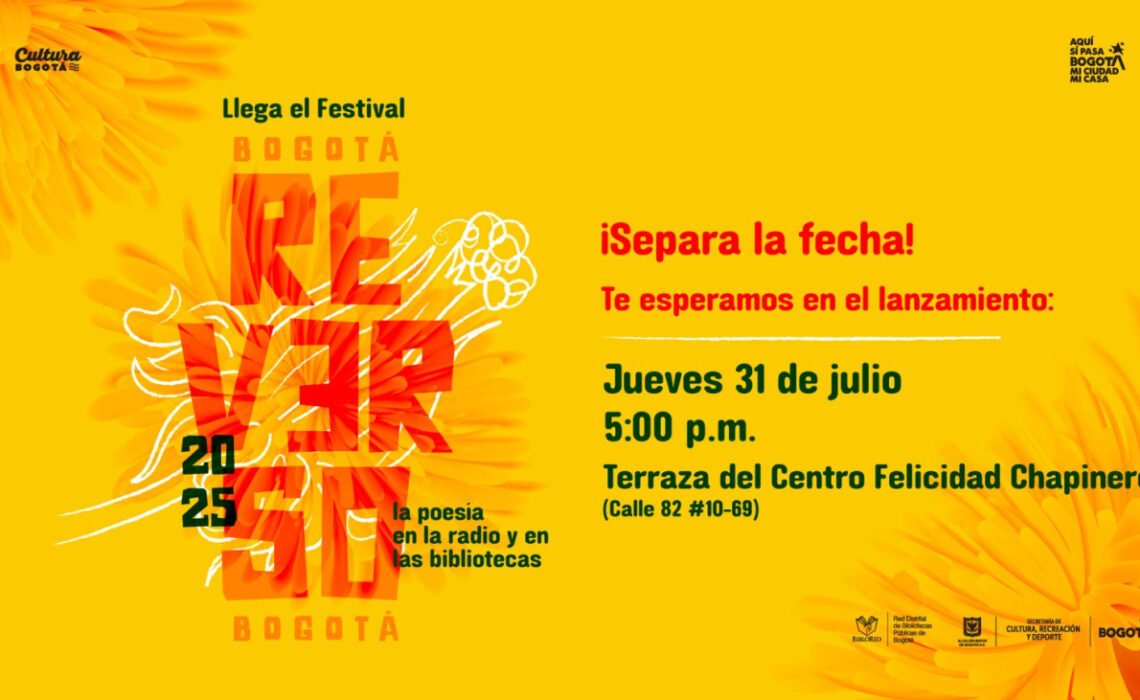 Versos, freestyle y poesía en escena: prográmate con el lanzamiento del Festival Reverso Bogotá 2025