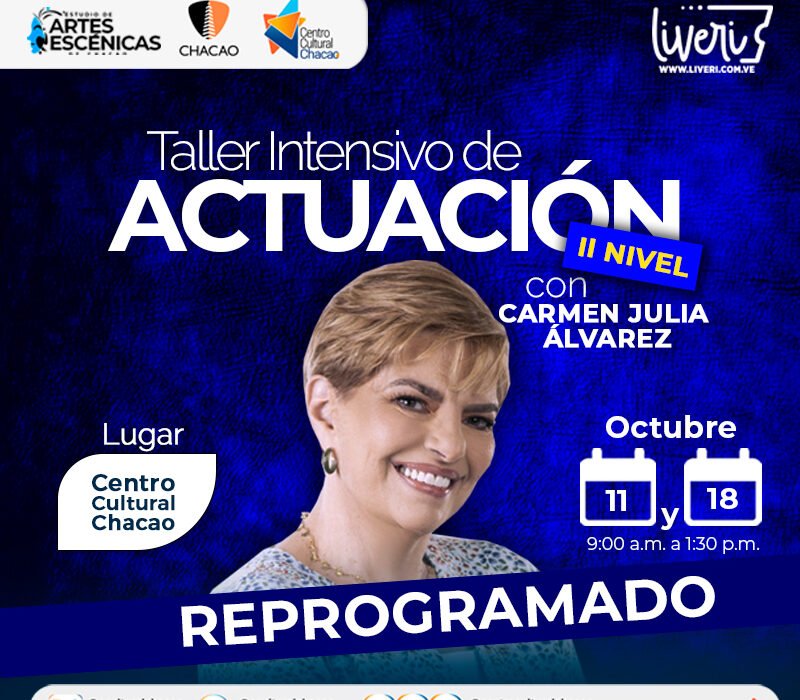 “Un fin de semana para disfrutar el arte, la música y el teatro en el Centro Cultural Chacao | 10 al 12 de octubre 2025”
