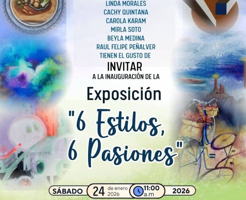 “6 Estilos, 6 Pasiones”: la Asociación Cultural Humboldt celebra la diversidad creativa del arte contemporáneo en una muestra colectiva.