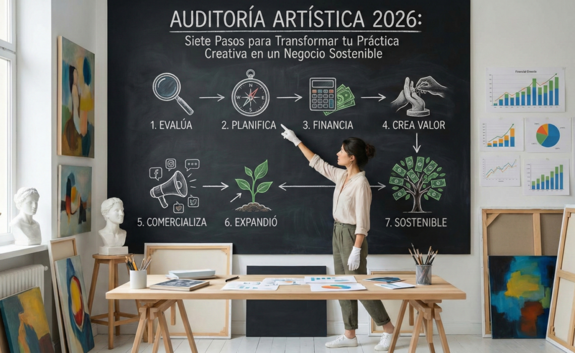 Auditoría Artística 2026: Siete Pasos para Transformar tu Práctica Creativa en un Negocio Sostenible
