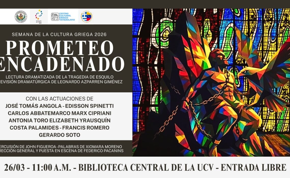“Prometeo encadenado” se presenta en la Universidad Central de Venezuela.