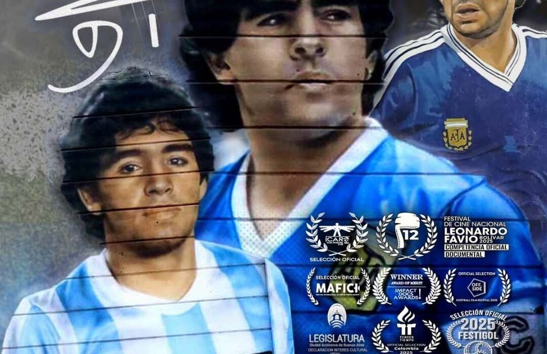 SAGRADA PASIÓN: EL CINE SE VISTE DE CELESTE Y BLANCO : El Documental del 10 (Maradona)
