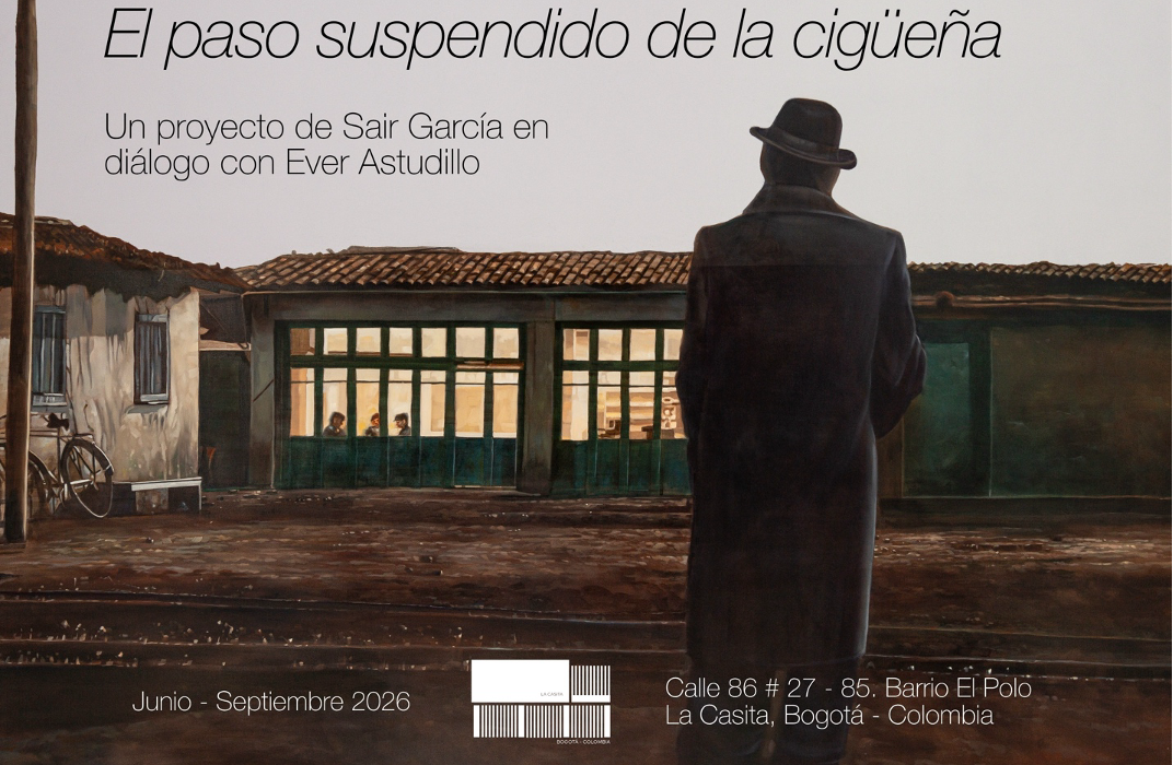 ¨El paso suspendido de la cigüeña¨,  por Saír García.