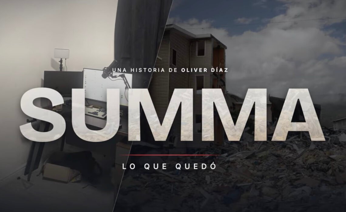 SUMMA,  de Oliver Díaz,  aborda la pérdida del hogar y la vida después de un terremoto