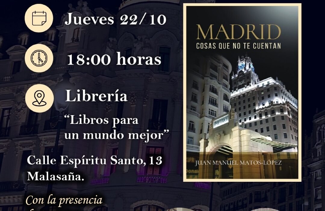 Juan Manuel Matos-López desvela las historias ocultas de Madrid
